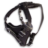 CANE CORSO Control Dog Harness - LEATHER DOG HARNESS H1