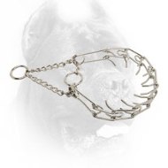 Chrome Plated Cane Corso Pinch Collar with 2.3 mm Prongs Chrome Plated Cane Corso Pinch Collar with 2.3 mm Prongs