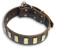Best Brown collar 24'' for Cane Corso /24 inch dog collar-S33p