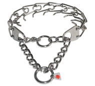 Large Herm Sprenger Steel Force Pinch Collars 20" for Cane Corso