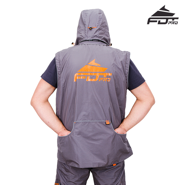 High Quality Dog Tracking Suit Grey Color from FDT Pro Wear