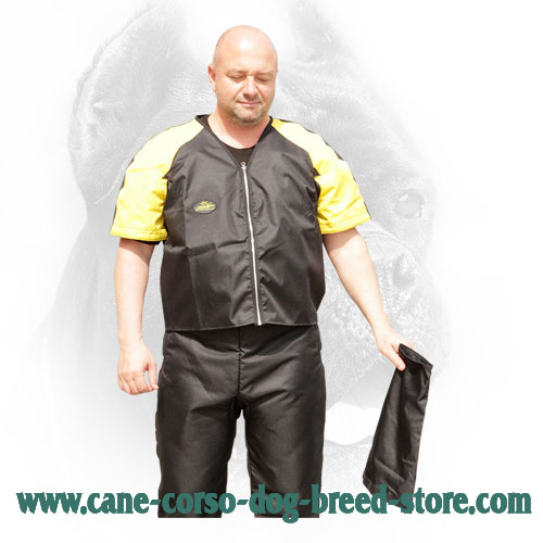 Protection Scratch Jacket with Removable Sleeves for Cane Corso Training