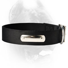 Demandable nylon dog collar