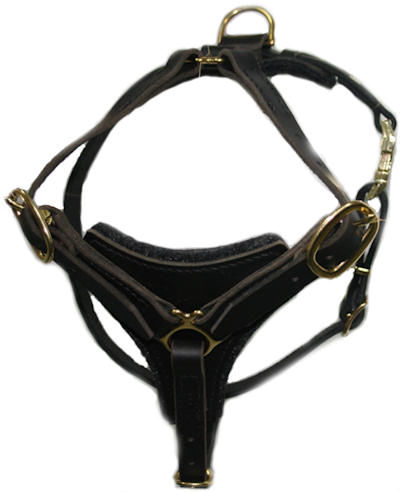 Walking dog harness, Tracking Dog Harness-Leather Dog HARNESS for CANE CORSO