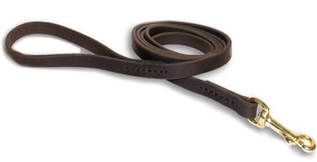 Handcrafted leather dog leash � 4 foot