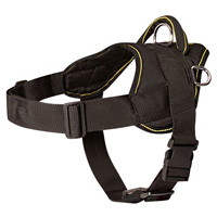 Nylon multi-purpose dog harness for tracking/pulling-light weight heavy duty pulling harness