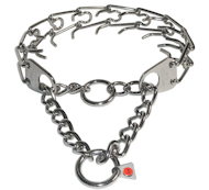 Stainless Steel Metal Dog Training Collar 3.25mm-pinch collar23"