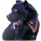 Exclusive Padded Leather Dog Harness-Fire Flames Hand Painted Cane Corso Harness