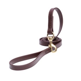 Brown Waterproof Cane Corso Leash Made of Biothane