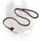 Braided Leather Cane Corso Leash with Comfy Handle