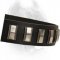 Elegant Leather Cane Corso Collar with Small Plates