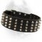 Special Pyramid Studded Cane Corso Collar-Wide Comfy Leather Dog Collar