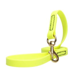 Yellow Waterproof Cane Corso Leash Made of Biothane