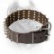 2 Inch Spiked Leather Cane Corso Collar