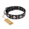 "Smart Geometry" FDT Artisan Studded Leather Cane Corso Collar