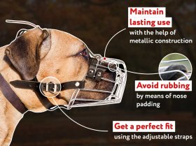 Wire Cage Cane Corso Muzzle for Daily Use