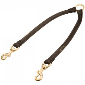 Extra Durable Round Leather Cane Corso Coupler