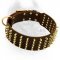 3 inch Spiked Leather Dog Collar for Cane Corso