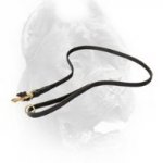 Classic Stitched Leather Cane Corso Leash