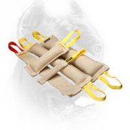 Jute Cane Corso Bite Training Set of 5 Tugs for Adult Dogs