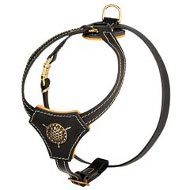 Handicraft Small Walking Leather Harness for Puppies