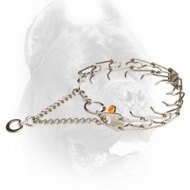 Herm Sprenger Stainless Steel Cane Corso Prong Collar with Swivel