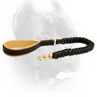 Leather Braided Dog Leash - Universal Lead for Cane Corso Breed