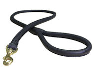1/2 Inch Round Leather Cane Corso Leash