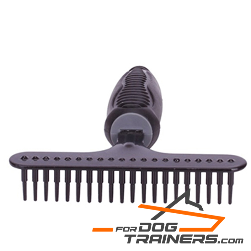 Look Metal Brush with Rubber Handle (DENTI CONICI GRANDE ) for