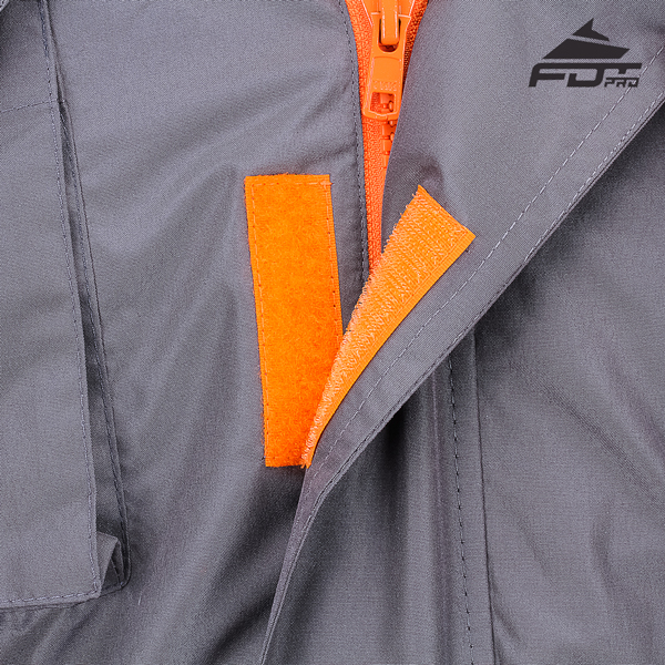 Top Rate Velcro on Dog Training Jacket for Handy Use