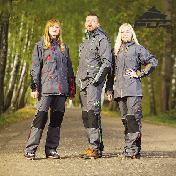 Top Notch Dog Trainer Suit for Training with Reflective Trim