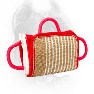 Training Cane Corso Bite Pillow with Removable Jute Cover