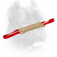Cane Corso Dog Bite Tug Made of Natural Hypoallergic Jute Material
