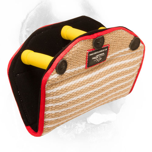  Jute Cane Corso Bite Builder with Three Padded Handles