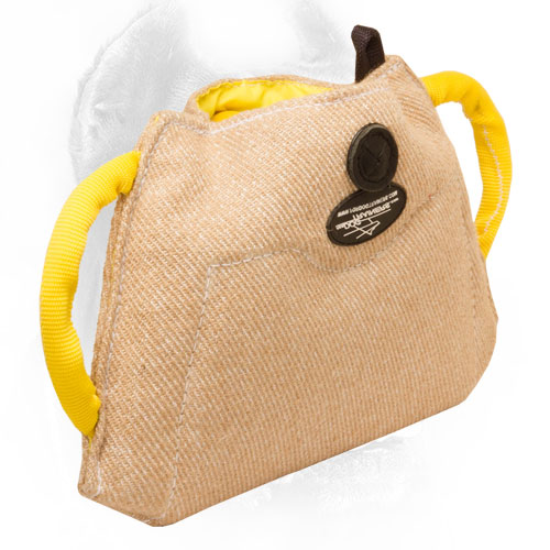 Tear Resistant Jute Cane Corso Bite Builder with One Inside Handle