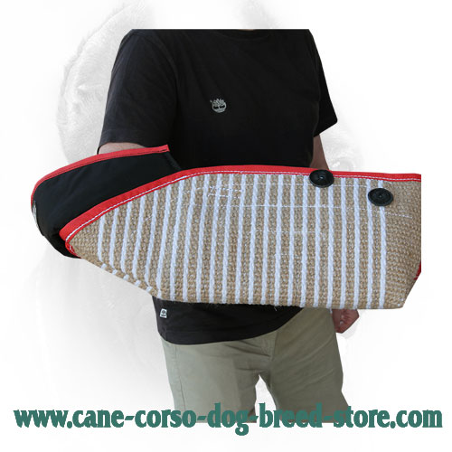 Military Jute Cane Corso Bite Sleeve with Inner Handles