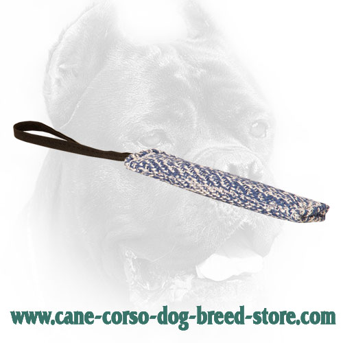 French Linen Cane Corso Bite Tug