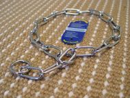 Smooth Chrome Plated Cane Corso Fur Saver with Large Links