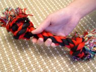 10 Inch 2-Knot Fiber Cane Corso Bone