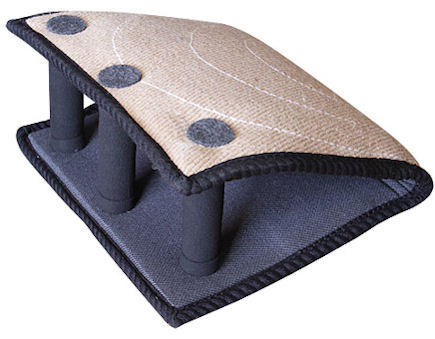 Guarantee Puppy Bite Builder w/h 3 handle made of jute-Wedge Tug