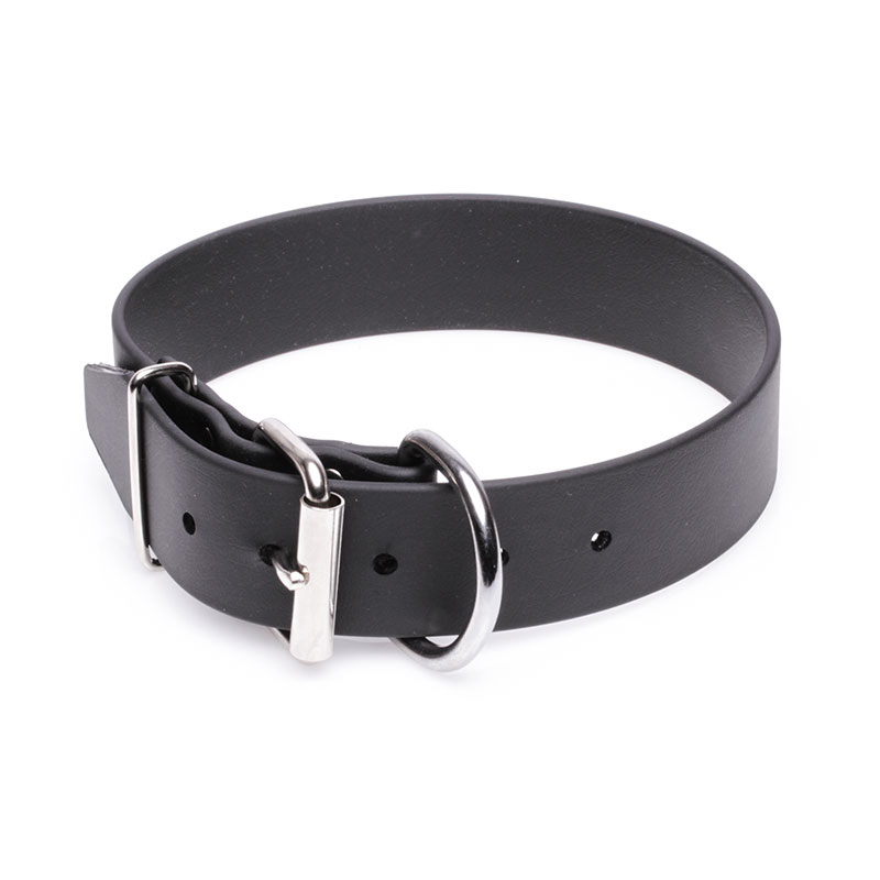 Extra Wide Black Biothane Cane Corso Collar