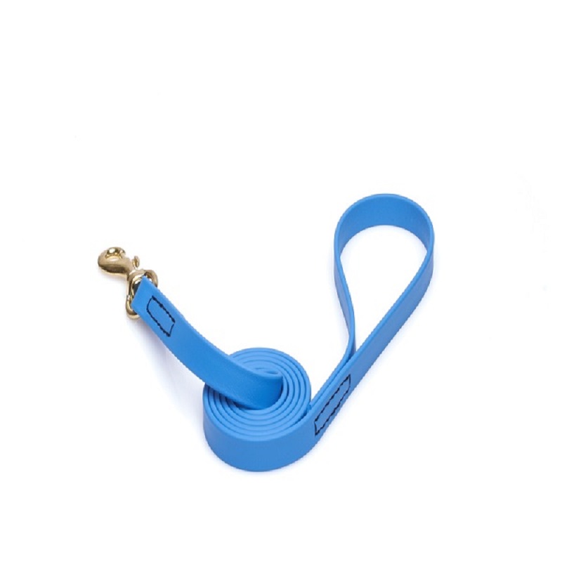 Blue Waterproof Cane Corso Leash Made of Biothane
