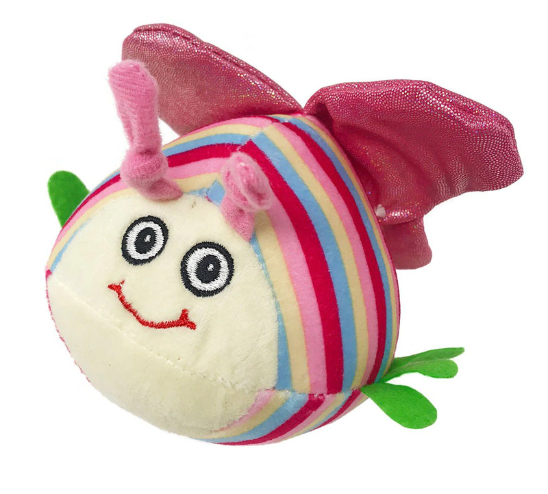 6" Bee Mini Dog Toy - Click Image to Close