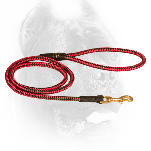 Cane Corso Leash with Chess Design