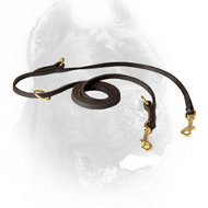 Extra Durable Leather Cane Corso Leash Meant for Various Dog Settings